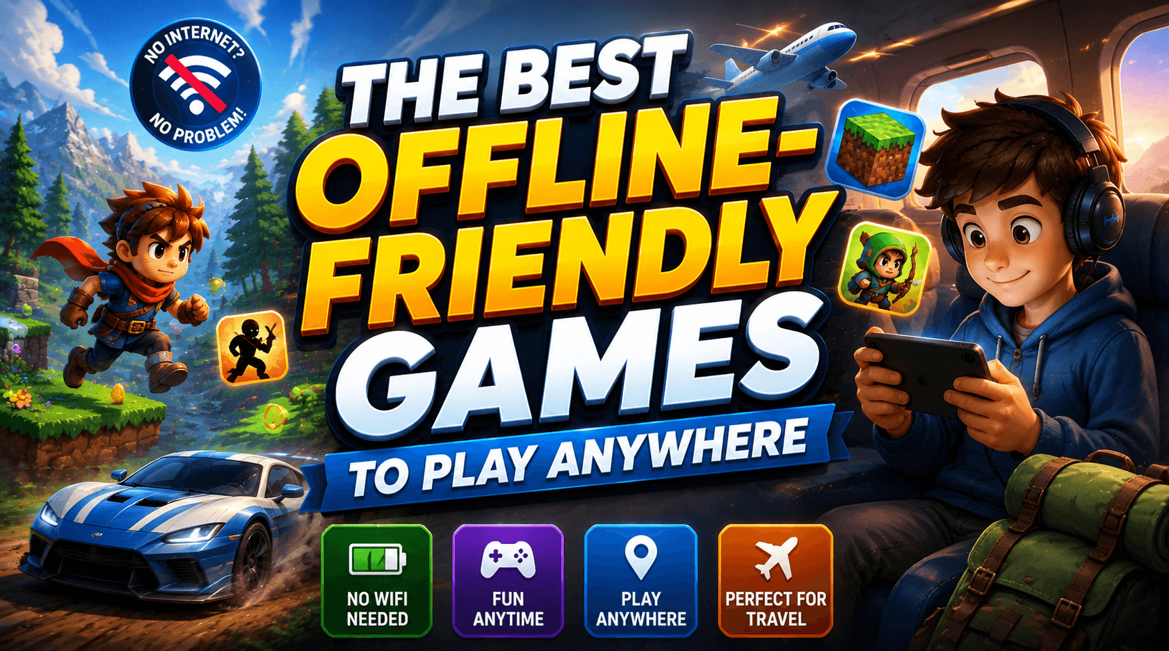 The Best Offline-Friendly Games to Play Anywhere