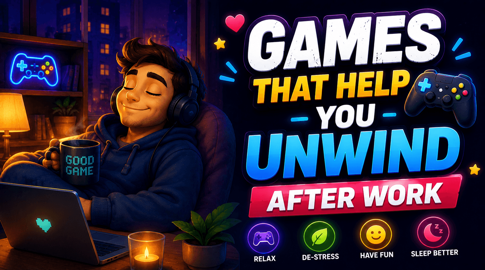 Games That Help You Unwind After Work
