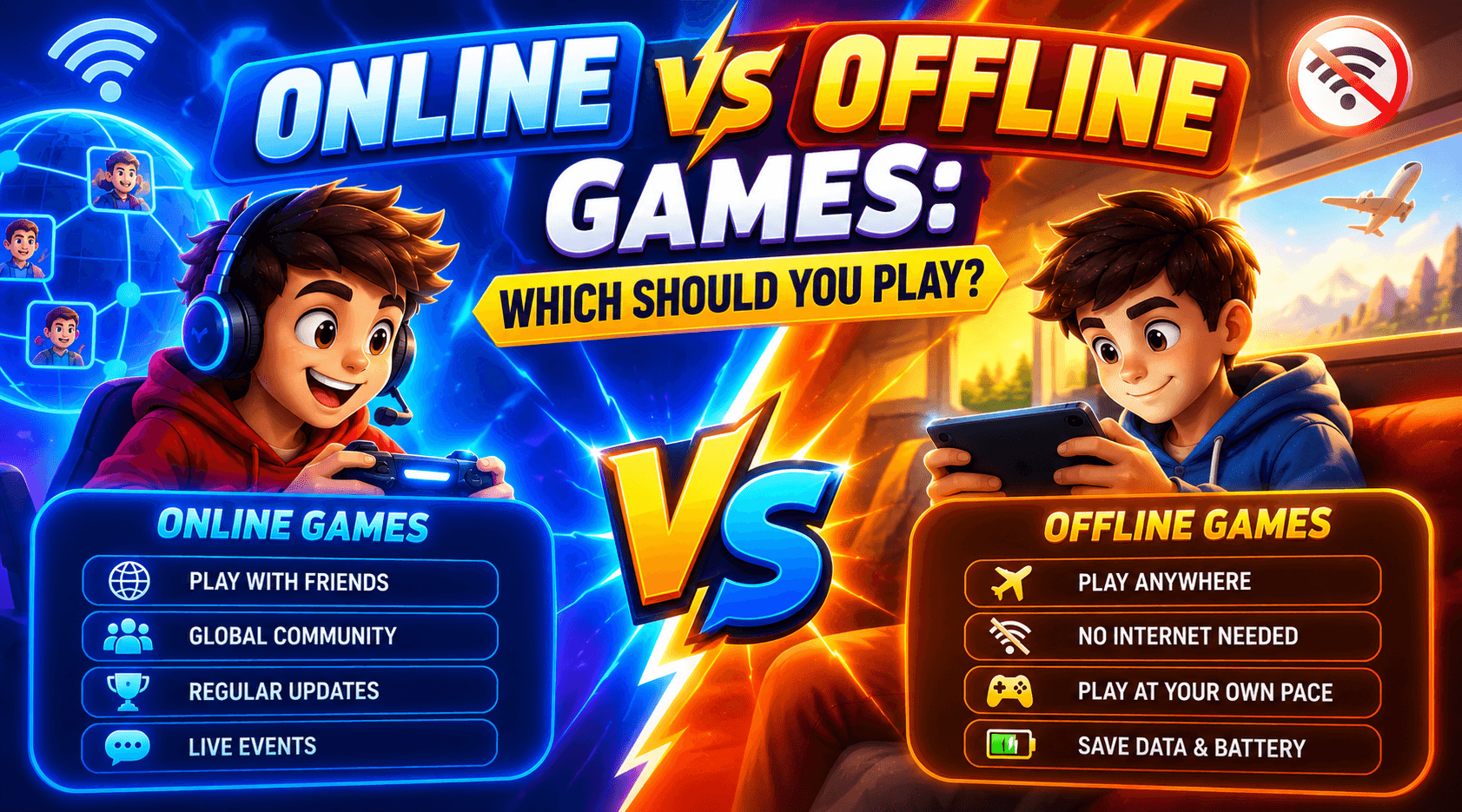 Online vs Offline Games: Which Should You Play?