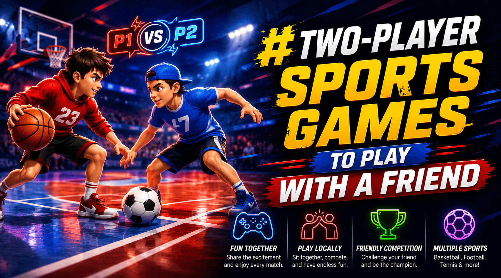 Two-Player Sports Games to Play With a Friend