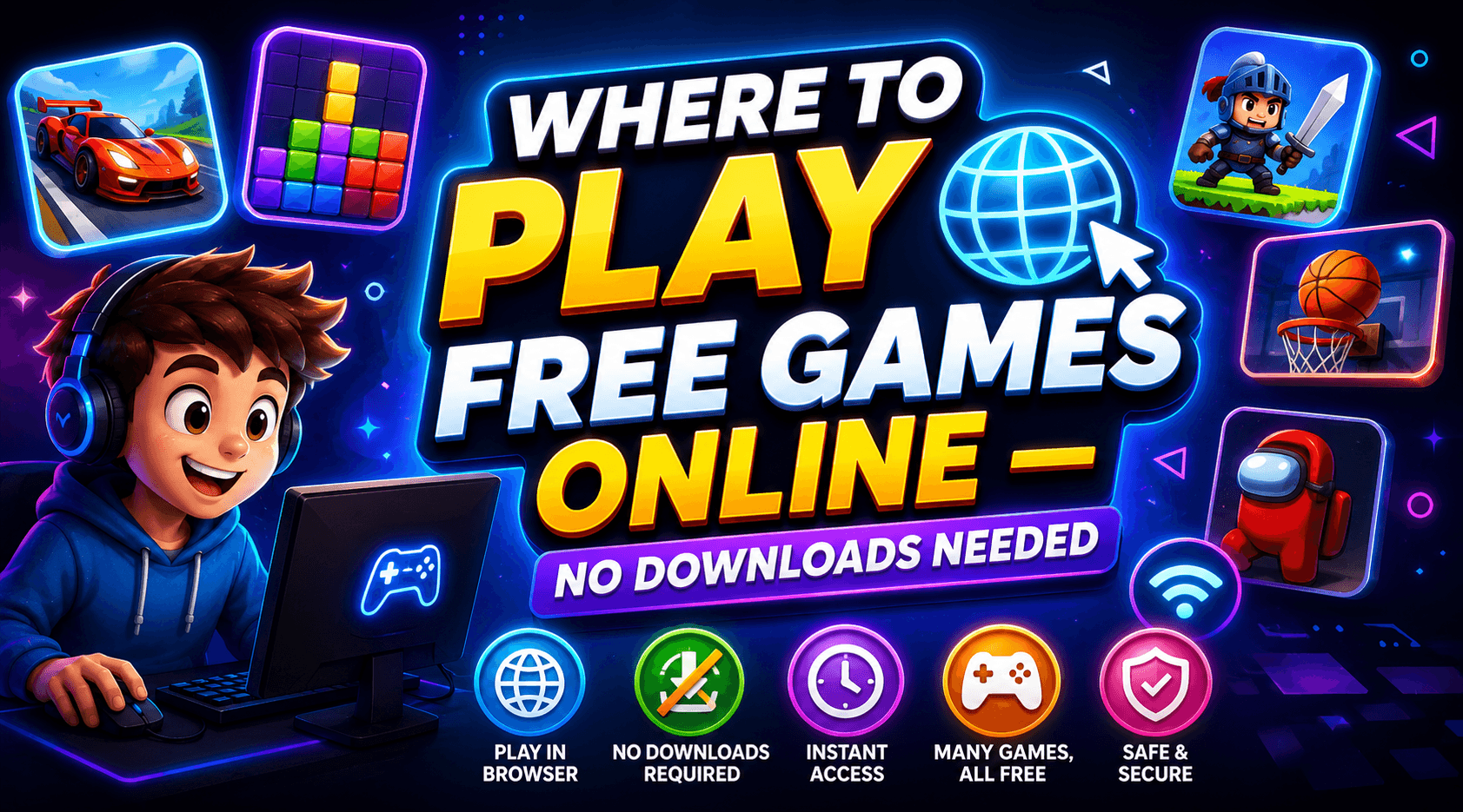 Where to Play Free Games Online — No Downloads Needed